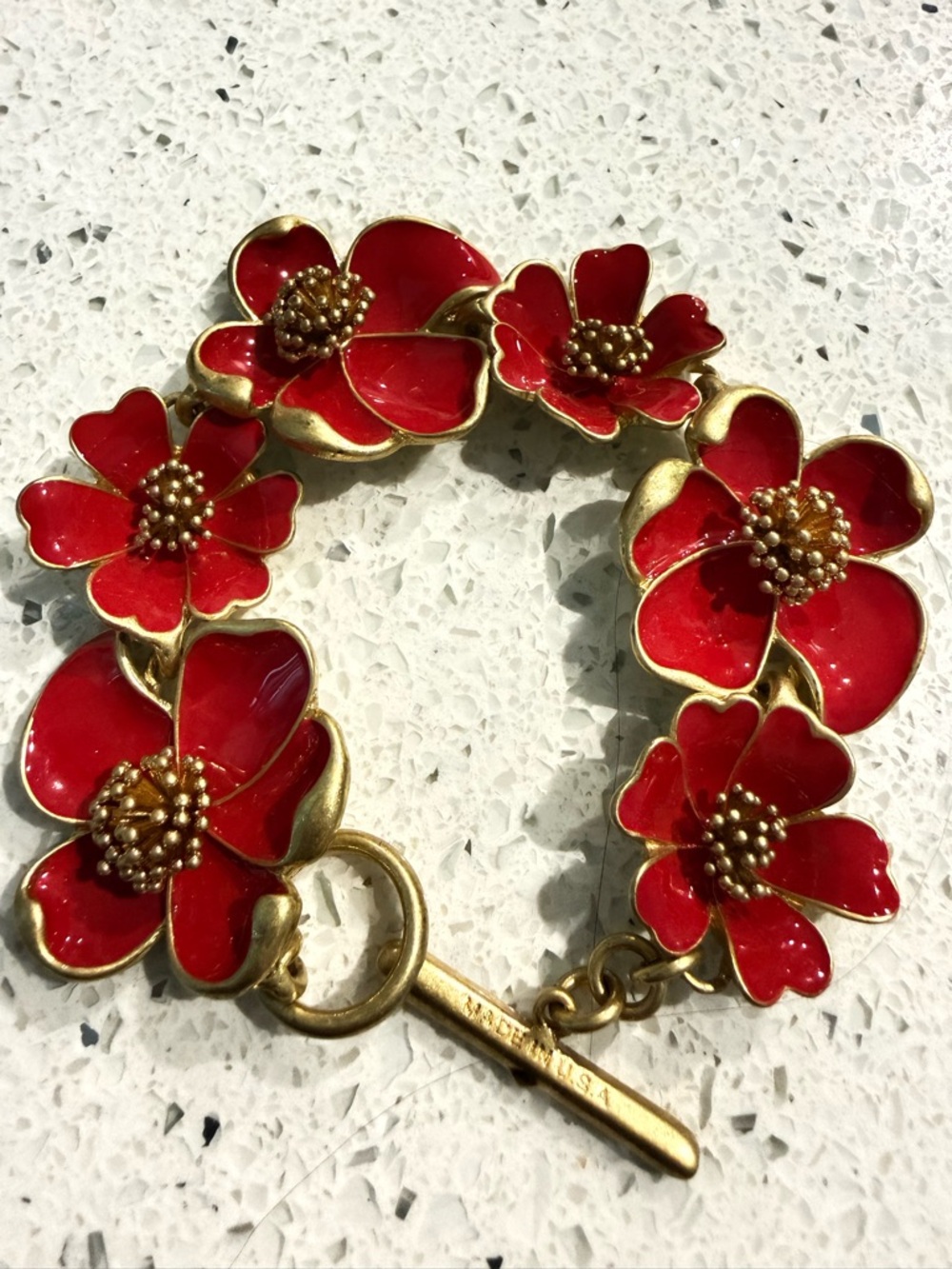 Oscar de la Renta Flower bracelet